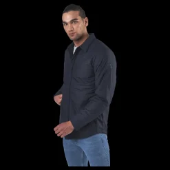 Salomon Snowshelter Insulated Shirt Blue Blå Outlet