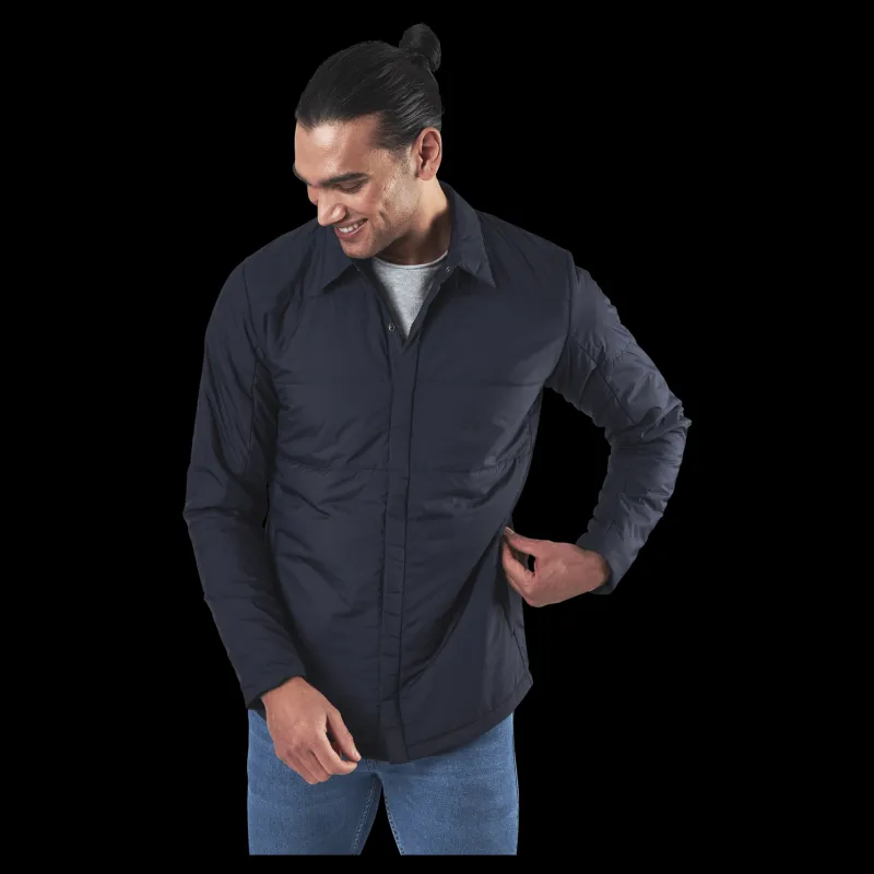 Salomon Snowshelter Insulated Shirt Blue Blå Outlet