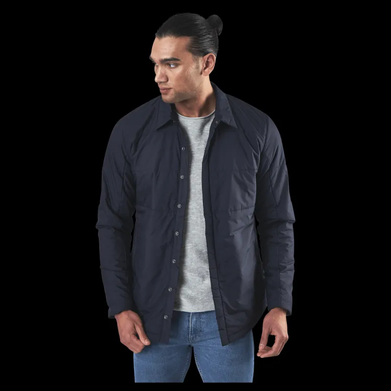 Salomon Snowshelter Insulated Shirt Blue Blå Outlet
