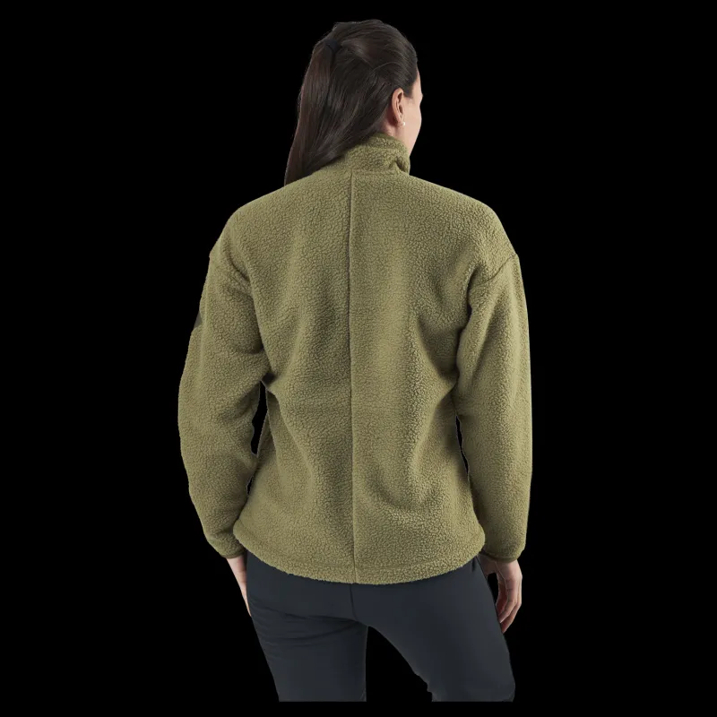 Clearance Salomon Snowshelter Teddy Half Zip Green
