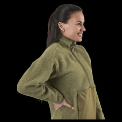 Clearance Salomon Snowshelter Teddy Half Zip Green