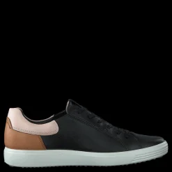 ECCO Soft 7 W Black/rose Dust/lion Svart Clearance