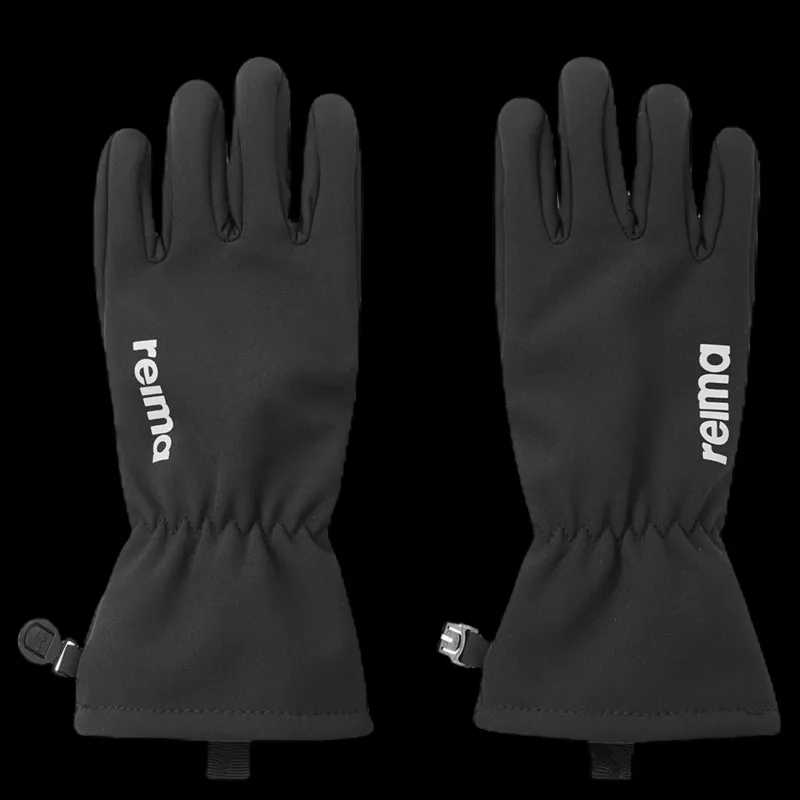 Outlet Reima Softshell gloves Tehden Black Svart
