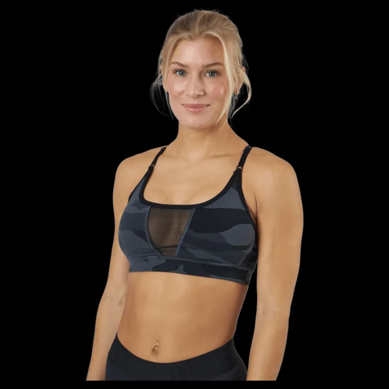 Better Bodies Soho Sports Bra Dark Camo Svart Outlet