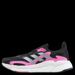 Best adidas SolarBoost 3 Shoes Core Black / Screaming Pink / Halo Silver Flerfärgad