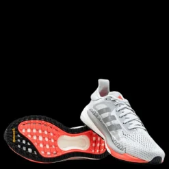 adidas SolarGlide 3 Shoes Dash Grey / Silver Metallic / Signal Pink / Coral Grå Hot