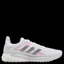 adidas SolarGlide Shoes Cloud White / Silver Metallic / Fresh Candy Vit Discount