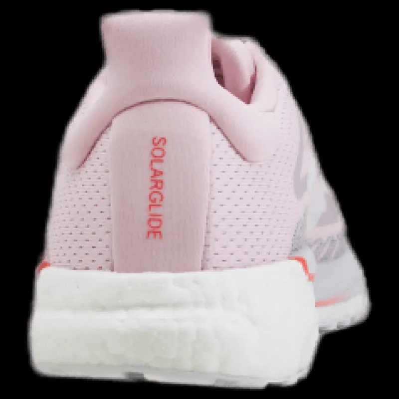 adidas SolarGlide Shoes Fresh Candy / Cloud White / Silver Metallic Rosa Outlet