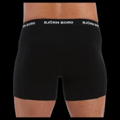 Björn Borg Solid Shorts 3-Pack Black Svart
