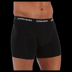 Björn Borg Solid Shorts 3-Pack Black Svart