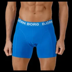 Discount Björn Borg Solid Shorts 2-Pack Blue Blå
