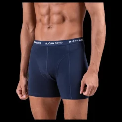 Björn Borg Solid Shorts 5-Pack Blue/Patterned Blå och Mönstrad Sale
