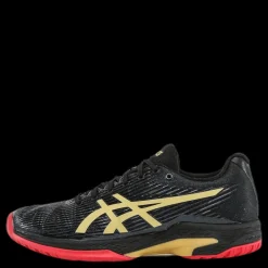 Clearance ASICS Solution Speed FF L.E. W Black/Gold Svart och Guld