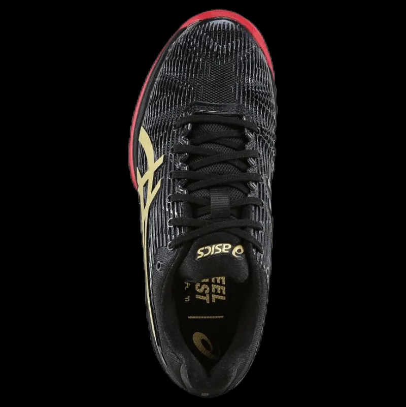 Clearance ASICS Solution Speed FF L.E. W Black/Gold Svart och Guld