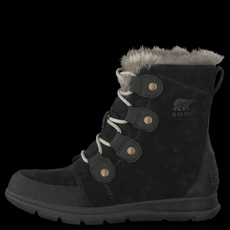 Outlet Sorel Explorer Joan 010, Black, Dark Stone Svart