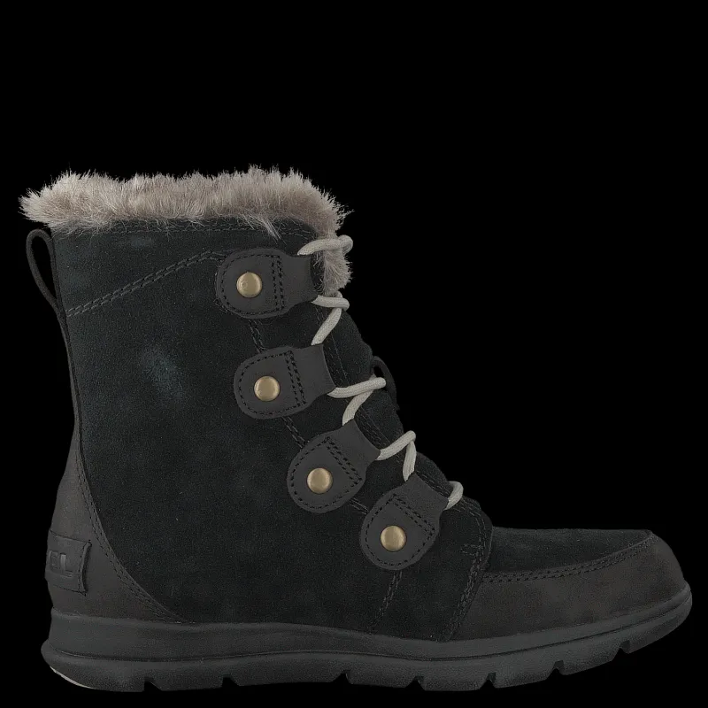 Outlet Sorel Explorer Joan 010, Black, Dark Stone Svart