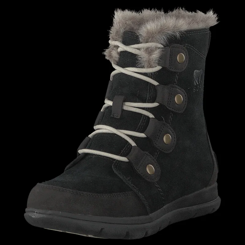 Outlet Sorel Explorer Joan 010, Black, Dark Stone Svart