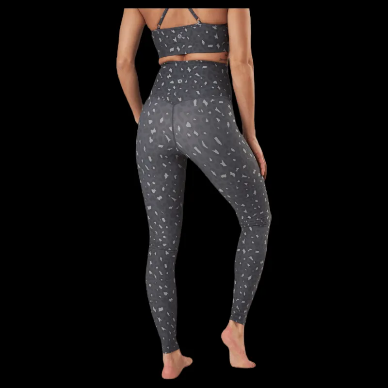 BLACC Soul Peached Leggings Patterned/Grey Mönstrad och Grå