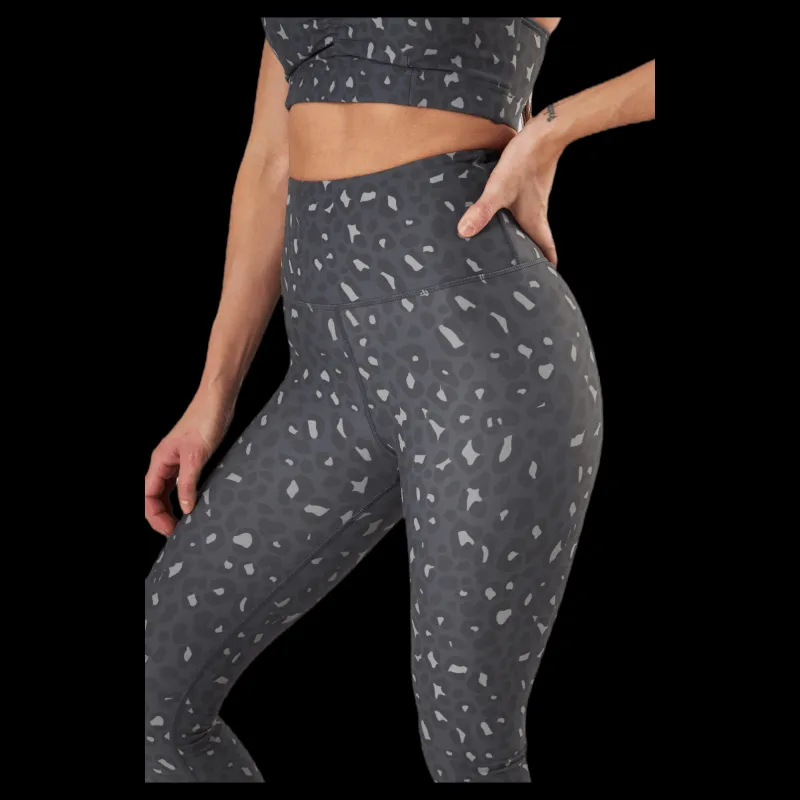 BLACC Soul Peached Leggings Patterned/Grey Mönstrad och Grå