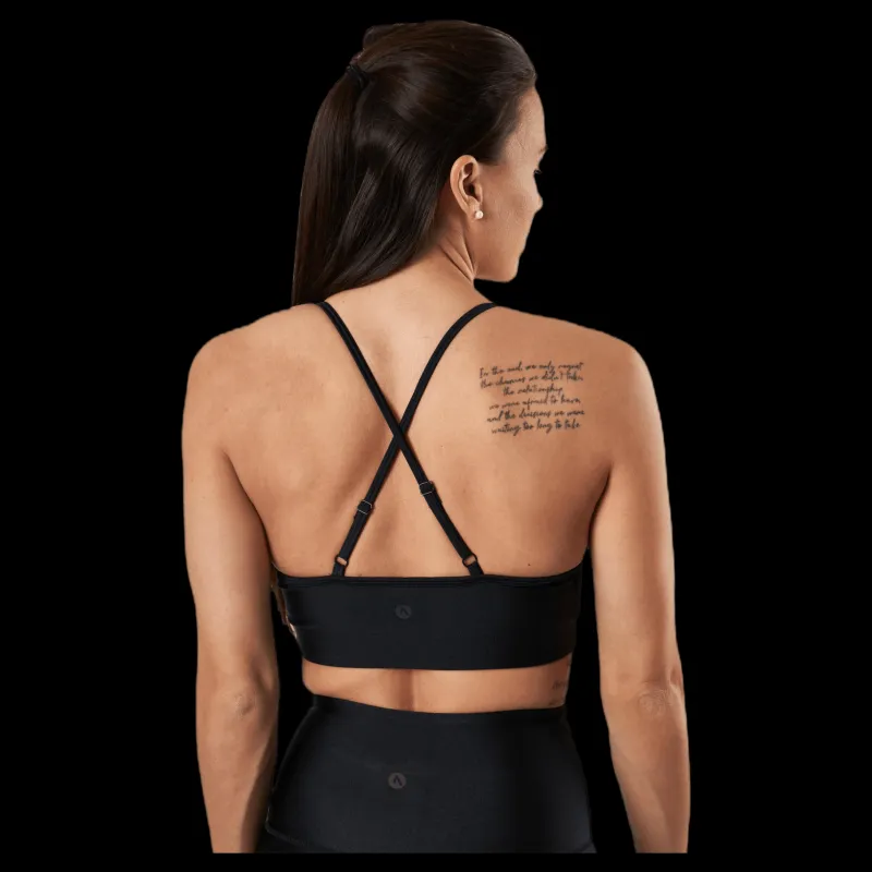 Online BLACC Soul Ruched Bra Black Svart