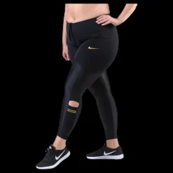 Nike Speed 7/8 Glam Tight Black/Gold Svart Outlet