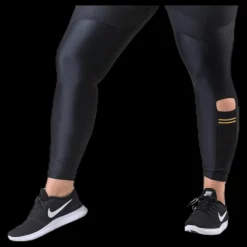 Nike Speed 7/8 Glam Tight Black/Gold Svart Outlet