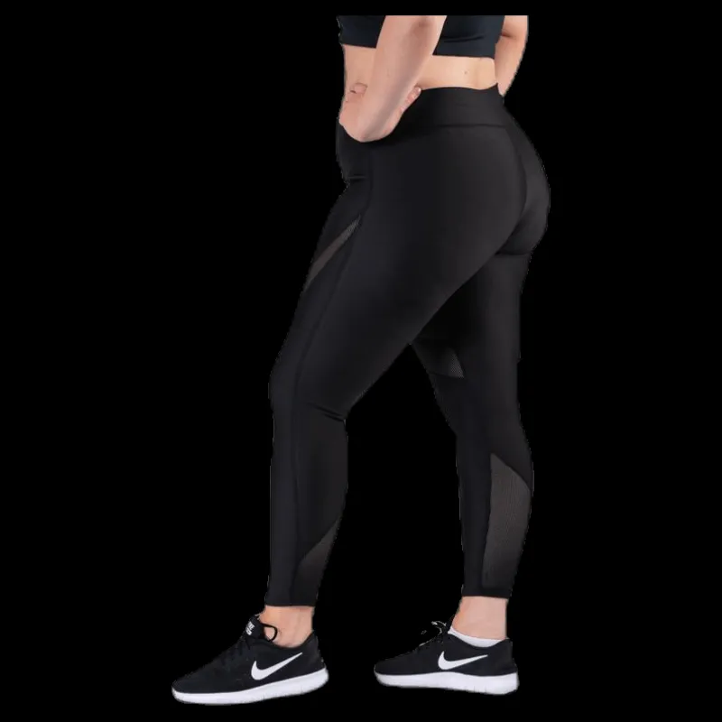 Online BLACC Speed Plus Size Tights Black Svart