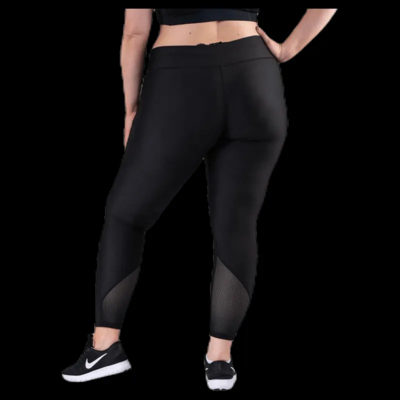 Online BLACC Speed Plus Size Tights Black Svart