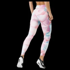 Sale Nike Speed Printed Tight 7/8 Pink/White Rosa