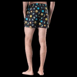 Happy Socks Sponge Bob Swim Shorts Black Svart Online