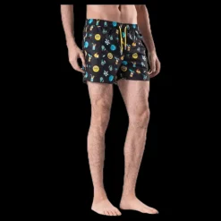Happy Socks Sponge Bob Swim Shorts Black Svart Online