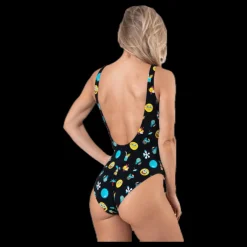 New Happy Socks Sponge Bob Swimsuit Black Svart