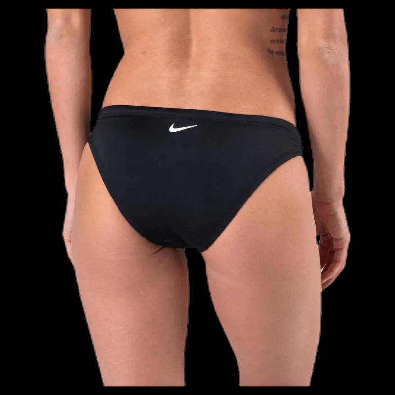 New Nike Swim Sport Bikini Bottom Black Svart