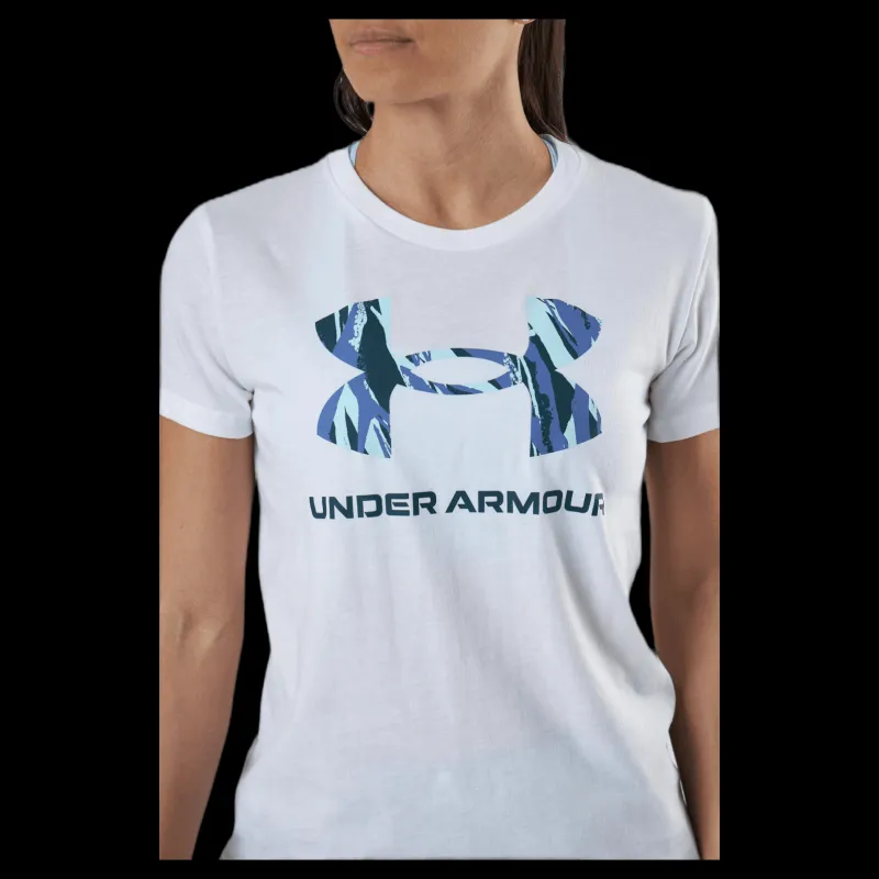 Under Armour Sportstyle Graphic SS White Vit Discount