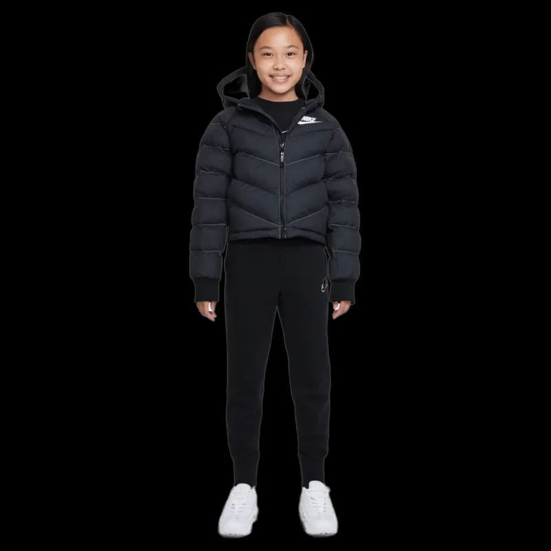 Discount Nike Sportswear Big Kids' (girls') Black/white/white Svart