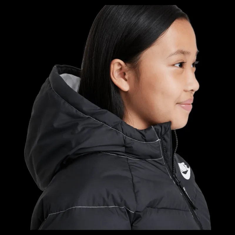 Discount Nike Sportswear Big Kids' (girls') Black/white/white Svart