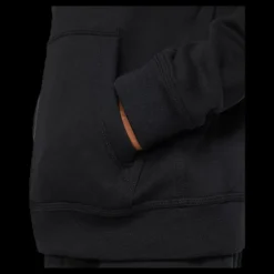 Nike Sportswear Club Big Kids' Pullover Hoodie BLACK/WHITE Svart Outlet