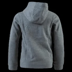 Nike Sportswear Club Big Kids' Pullover Hoodie CARBON HEATHER/WHITE Grå New