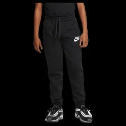 Nike Sportswear Club Fleece Big Kids' Pants BLACK/BLACK/WHITE Svart Hot