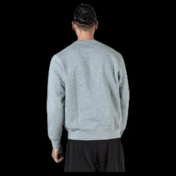 Best Nike Sportswear Club Fleece Crew DK GREY HEATHER/WHITE Grå