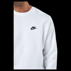 Outlet Nike Sportswear Club Fleece Crew WHITE/BLACK Vit