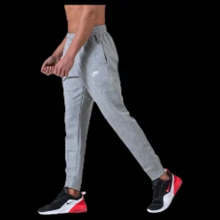 Best Nike Sportswear Club Fleece Joggers DK GREY HEATHER/MATTE SILVER/WHITE Grå