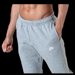 Nike Sportswear Club Fleece Men's Pants DK GREY HEATHER/MATTE SILVER/WHITE Grå Clearance