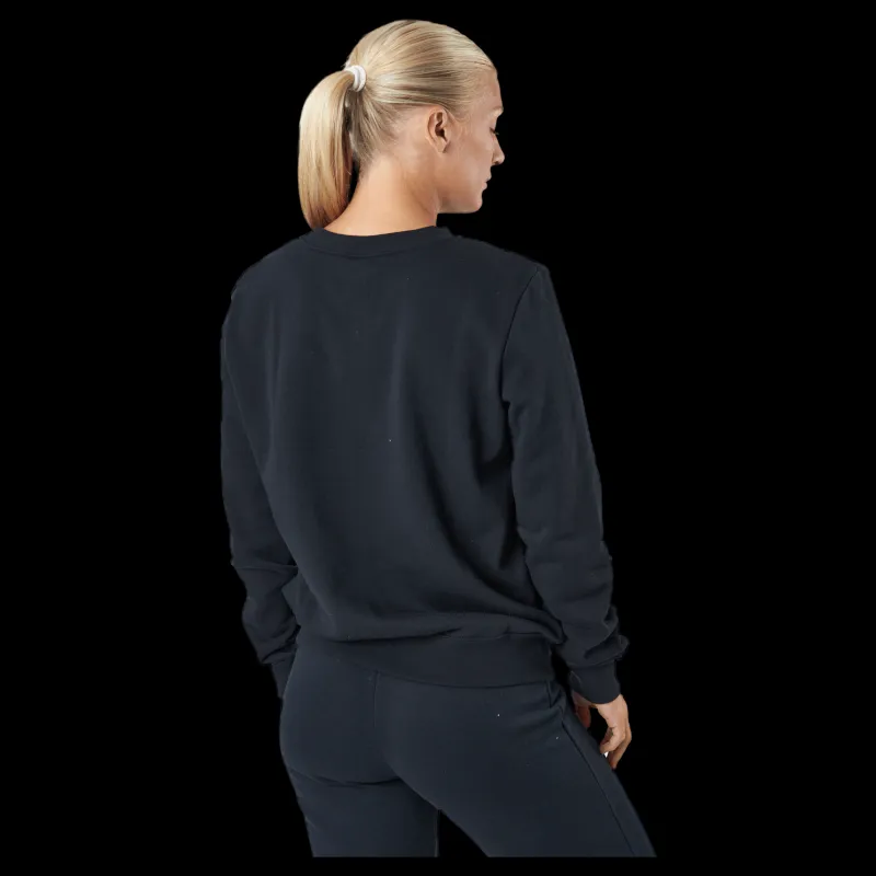 Nike Sportswear Club Fleece Women's Crew BLACK/WHITE Blå Sale
