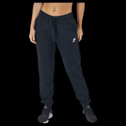 Nike Sportswear Club Fleece Women's Mid-Rise Joggers BLACK/WHITE Svart Best