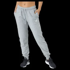 Nike Sportswear Club Fleece Women's Mid-Rise Joggers DK GREY HEATHER/WHITE Grå Clearance