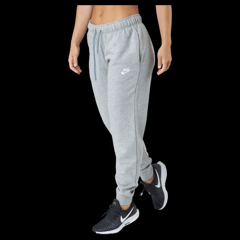 Nike Sportswear Club Fleece Women's Mid-Rise Joggers DK GREY HEATHER/WHITE Grå Clearance