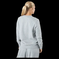 Nike Sportswear Club Fleece Women's Crew DK GREY HEATHER/WHITE Grå Discount