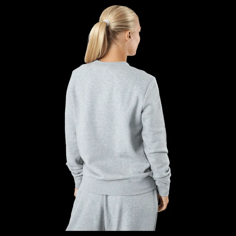Nike Sportswear Club Fleece Women's Crew DK GREY HEATHER/WHITE Grå Discount