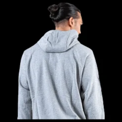 Nike Sportswear Club Men's Full-Zip Hoodie DK GREY HEATHER/MATTE SILVER/WHITE Grå Discount